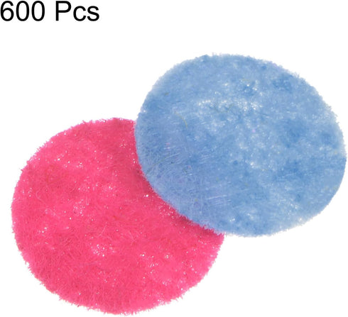 HARFINGTON 600pcs Round Felt Circles, 10mm 3/8" Pre Cut Felt Craft Pads Non-Woven Mini Felt Fabric Circles for DIY Sewing Handcraft Cut Projects C...