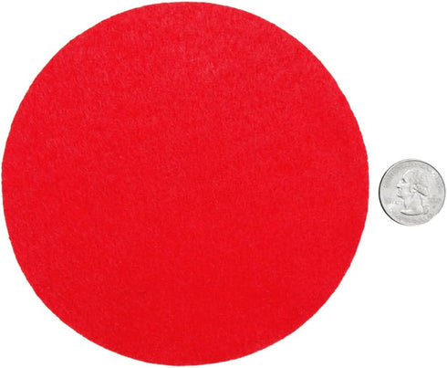 Playfully Ever After 5 Inch Red 15pc Stiff Felt Circles...