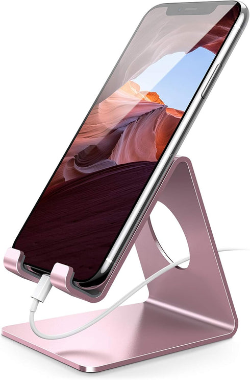 Lamicall Cell Phone Stand, Phone Cradle : Phone Dock, Holder Compatible with Phone 12 Mini 11 Pro XS Max XR X 6 6s 7 8 Plus 5 5s 5c and All Other ...