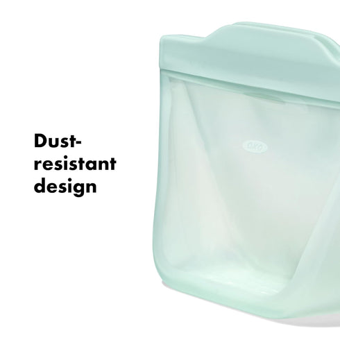 OXO Tot Silicone Reusable Bags – 2 Piece Cup Set - Opal and Dusk...