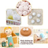 10Pcs White Rattle Balls Inserts Rattle Box Repair Doll Noise Maker Noise Maker Insert Rattle for Animal Puppet Doll Baby Pet,Rattle Inserts...