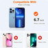 [3+3 Pack Privacy Screen Protector for iPhone 13 Pro Max 6.7 inch + Camera Lens Protector, 9H Anti-Spy Tempered Glass, Easy Installation, High Sen...