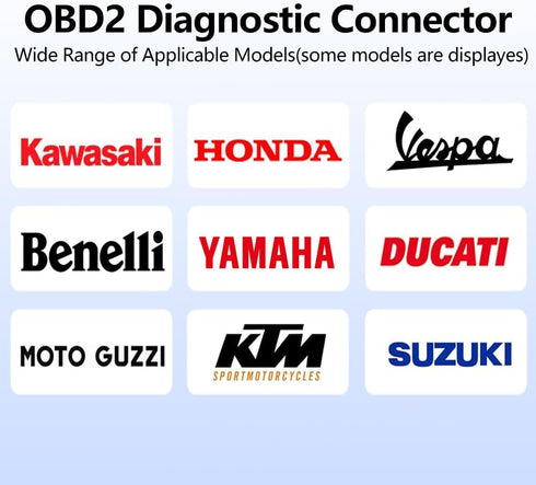 3-in-1 OBD2 Adapter Cable,16 pin to 6 pin 4 pin 3 pin OBD Diagnostic Cable,OBD2 to OBD1 6 pin 4 pin 3 pin Plug Adapter for Honda Guzzi Kawasaki Su...