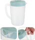 Hemoton Plastic Pitcher with Lid,2000ml Lemonade Pitcher,Pitcher with Lid Covered,Juice Beverage Jar,Airtight Pitcher Jug Juice Pitcher Milk Conta...