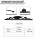 (Set of 2) HODEE Replacement For Toyota FJ Cruiser 2007-2014,Rear Wiper Blade Kit Set,Rear Wiper Accessories Parts,Wiper Blade for Back Windshield...