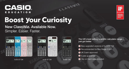 New Casio FX-83GTCW Black Scientific Calculator...