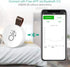 ORIA Wireless Thermometer Hygrometer, Mini Wireless Humidity Temperature Sensor with Data Export and Alert, Temp Humidity Monitor for House, 2 Pack