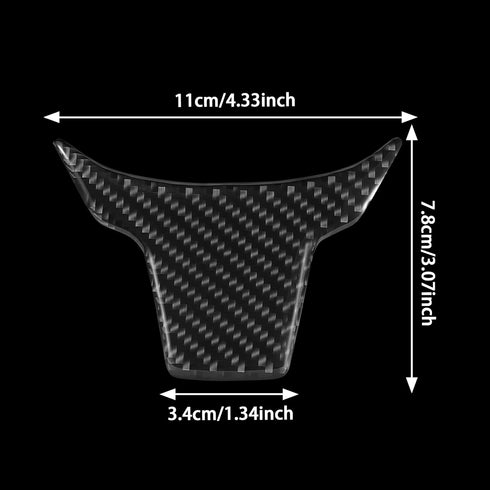 TOMAL Steering Wheel Cover Trims Compatible with Honda Civic Steering Wheel Cover Panel Frame Inner Wheel Button Sticker 2016 2017 2018 2019 2020 ...