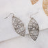 Humble Chic Boho Leaf Dangle Earrings for Women - Gold or Silver Tone Dangly Filigree Earrings - Lightweight Statement Earrings...