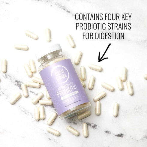 This Is for Her: Healthy Gut Probiotics for Women - 40 Billion CFU, Shelf Stable, Non-GMO (60 capsules / 30 day supply)...