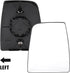 X AUTOHAUX Car Rearview Upper Driver Left Side Non-Heated Mirror Glass Replacement with Plate for Ford Transit 150 250 350 2015-Onward...
