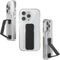CLCKR Case Designed for iPhone 14 Pro with Phone Grip | Ultra-Thin Phone Case with Phone Stand | 6.1 Inch Clear Black | Shockproof Phone Holder wi...