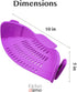 Kitchen Gizmo Snap N Strain Pot and Pasta Strainer - Strainers and Colanders - Adjustable Silicone Clip On Strainer for Pots, Pans, and Bowls - Ki...