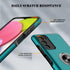 for Samsung Galaxy A03S Phone Case with TPU Screen Protector, Ring Holder Kickstand Drop Proof Protective Slim Hard Dual Layer Stand Non-Slip Toug...