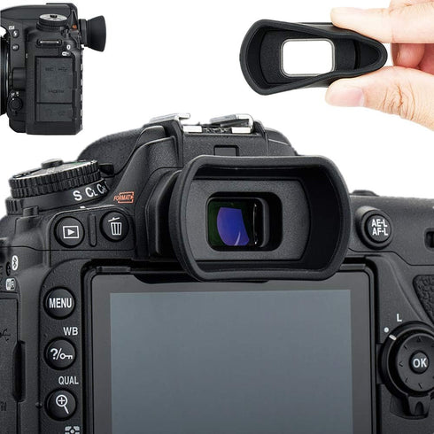 Soft Silicon Camera Viewfinder Eyecup Eyepiece Eyeshade for Nikon D780 D750 D610 D600 D7500 D7200 D7100 D7000 D5600 D5500 D5300 D5200 D5100 D5000 ...