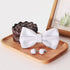 Velvet Bow Ties for Men Pre-Tie Bow Ties Vintage Tuxedo Bow Ties Cufflinks Pocket Square Sets With Gift Box...