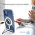 iPhone 12/12 Pro Clear Case 6.1 - MagSafe Compatible, Magnetic Metal Kickstand, Slim Shockproof Protective...
