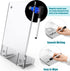 Clear Acrylic White Board 8x6 Inches, Frameless Desktop Dry Erase Board with Flexible Magnetic Stand and Markers, Mini Whiteboard Desk Accessories...