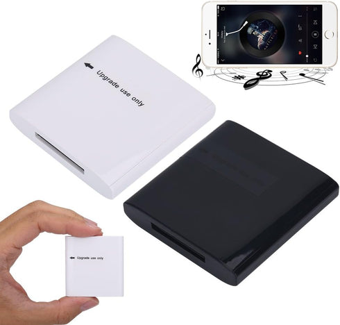 Bluetooth Receiver, Bluetooth Audio Receiver Adapter for 30pin Sounddock Dock Speaker NFC Bluetooth Audio Adapter for Streaming Sound System(Black...