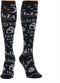 Ouija Board Print Women's Juniors Knee High Socks Size 9-11...