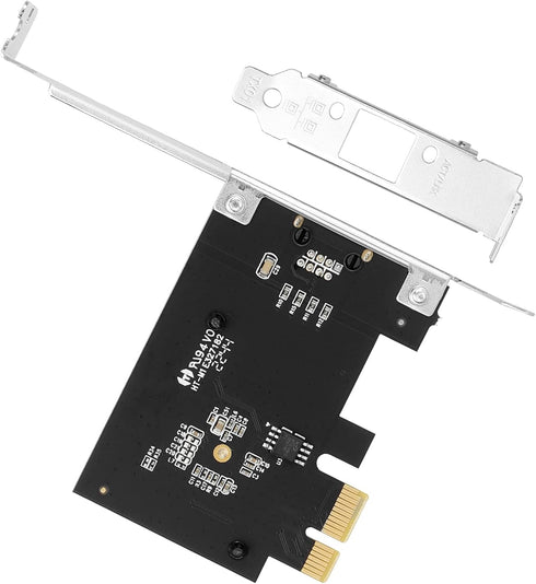 2.5Gb Network Card PCIe Realtek RTL8125B Chip 2500/1000/100Mbps 2.5GBase-T Network Adapter RJ45 LAN Support PXE pour Windows/Linux/MAC...