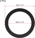 uxcell Black 3.5 Inch EVA Foam Speaker Edge Surround Rings Replacement Parts for Speaker Repair or DIY 2Pcs...