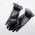 QRBTSCL Women's Ruffled Tulle Mesh Gloves Wedding Party Gloves Short Prom Evening Gloves...