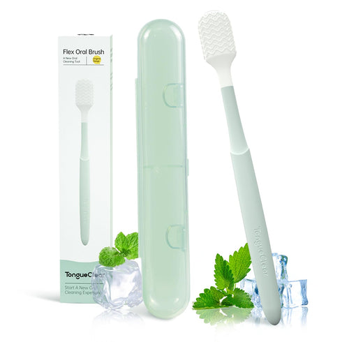 Oral Mucosal Cleaner|Silicon Oral Care Cleaner|Gum Massager with Air Bag(1 pc)...
