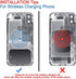 Mount Metal Plates Replacement Kits with 3M Adhensive for magnetic Car Mount Phone Holder 4 Pack (2 Rectangle 2 Round)......
