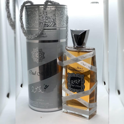Lattafa Oud Mood Reminiscence for Unisex Eau de Parfum Spray, 3.4 Ounce...