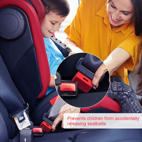 Morlike Silicone Seatbelt Secure Buckle Safety Cover Lock | Keep Children Safe in Car Seat and Prevent Kids from Accidentally Unbuckling | Buckle ...