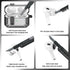 AirPods Pro 2nd Gen Case with Cleaning Kit, Military Hard Case Protective Armor with Lock, for AirPod Gen 2 Charging Case (2023/2022/2019, 2nd Gen...