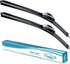 OEM Quality 24''+24'' Premium All-Season Auto Windshield Natural Rubber J-Hook Wiper Blades(Pack of 2)...