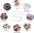 6 Pcs Mini Plastic Storage Containers Box with Lid, 4.5x3.4 Inches Clear Rectangle Box for Collecting Small Items, Beads, Game Pieces, Business Ca...