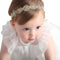 Honbay Lace Flower Elastic Headband with Crystal for Baby Girls...