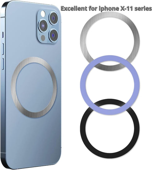 2 Pack Wireless Charger 15W - Fast Magnetic Charging for iPhone 15/14/13/12, Airpods Pro/2/3, iPhone X-11 with 2 Extra Magnetic Rings - Adaptable ...