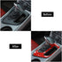 Voodonala for Challenger Gear Shift Panel Covers Decoration Trim Accessories for Dodge Challenger 2015-2022 (Red)...