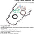 Timing Cover Gasket Set - Compatible with 4.8L 5.3L 5.7L 6.0L 6.2L Chevy Silverado, Suburban, Tahoe, GMC Sierra, Yukon, Savana, Cadillac Escalade ...