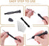Precision Pin Vise Hand Drill with 25pcs Micro Twist Drill Bits Set (0.5-3.0mm) Mini Hand Drill Rotary Tool for PCB,Metal,Wood,Jewelry,Plastic,Res...