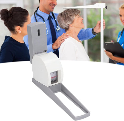 Portable Height Measuring Meter Wall Mounted Retractable Height Meter Convenient Body Growth Stature Altimeter 2.2meter for Clinics Fitness Studio...