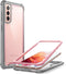 i-Blason Ares Series Case Designed for Galaxy S21 5G (2021 Release), Rugged Clear Bumper Case Without Built-in Screen Protector (Pink)...