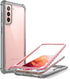 i-Blason Ares Series Case Designed for Galaxy S21 5G (2021 Release), Rugged Clear Bumper Case Without Built-in Screen Protector (Pink)...