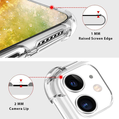 YESPURE for iPhone 11 Case Clear Neck Hanging Adjustable Shoulder Lanyard Crossbody Phone Cover Women Girls Soft TPU Slim Protective Strap Mobile ...