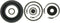 ACDelco Professional 18G204 Rear Disc Brake Caliper Boot and Seal Kit with Boots, Seals, Bushings, and Cover...