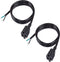 MEIRIYFA 18 Gauge 3 Prong Female NEMA 5-15 Plug Heavy Duty Cord US SJT Replacement Power Supply Cable 10A 110V 115V 120V Pigtail 2PCS (3.3FT)...