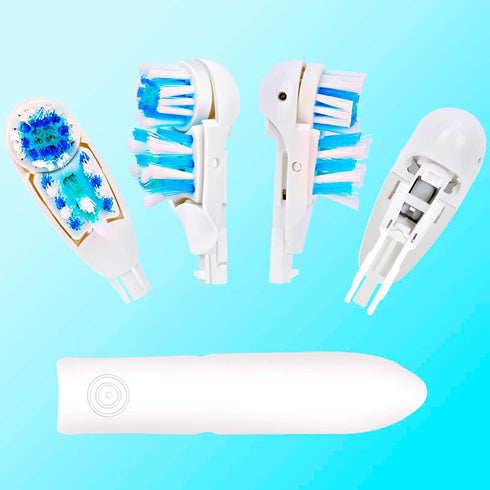 Sensitive Replacement Electric Replacement Toothbrush Heads (16 Count) Dual Clean Rotating Sets Compatible with Braun Oral B Cross Action Power...
