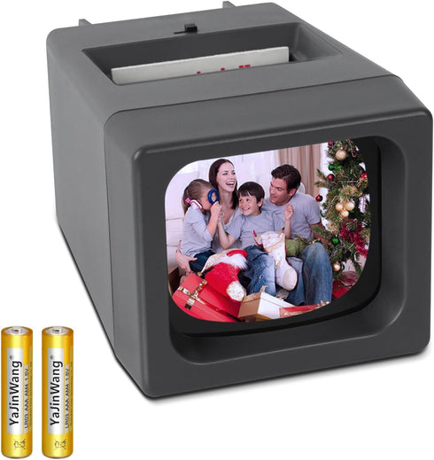 35 mm Film & Slide Viewer, 2X LED Illuminated Viewing Slide Projector for Old Slides and 35mm Film Negatives(2 AAA Batteries Included)......