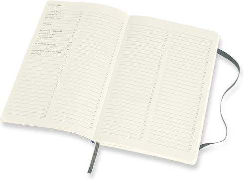 Moleskine PRO Notebook, Soft Cover, Large (5" x 8.25") Professional Project Planning, Forest Green, 192 Pages...