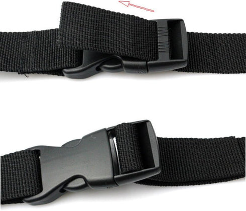 Cosmos Pack of 2 Black Color Mattress Backpack Sleeping Bag Straps for Outdoor Activities...