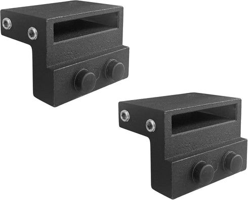 2PCS Barn Door Stopper for Sliding Barn Door Flat Track, Perfect Replacement Sliding Barn Door Hardware Accessories (Fit for Track: Width: 1-7/16 ...